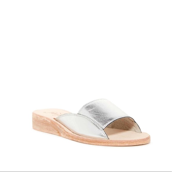 *Free People* Leather Wedges Sandals R1 - Picture 2 of 8